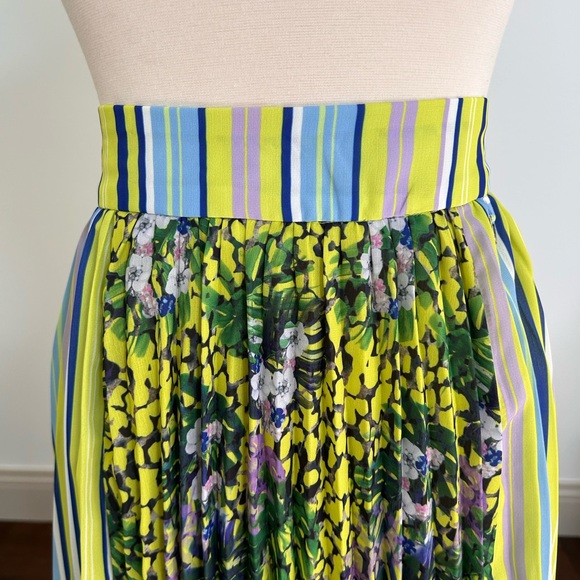 Lola Casademunt Colorful Pleated Maxi Skirt. European size 42/US 6 - Picture 9 of 9